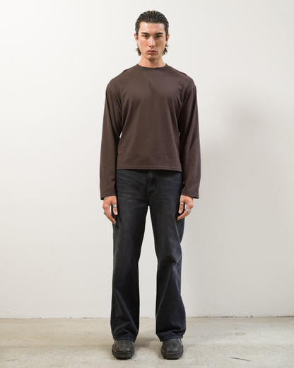 Long Sleeve Tee (Brown)