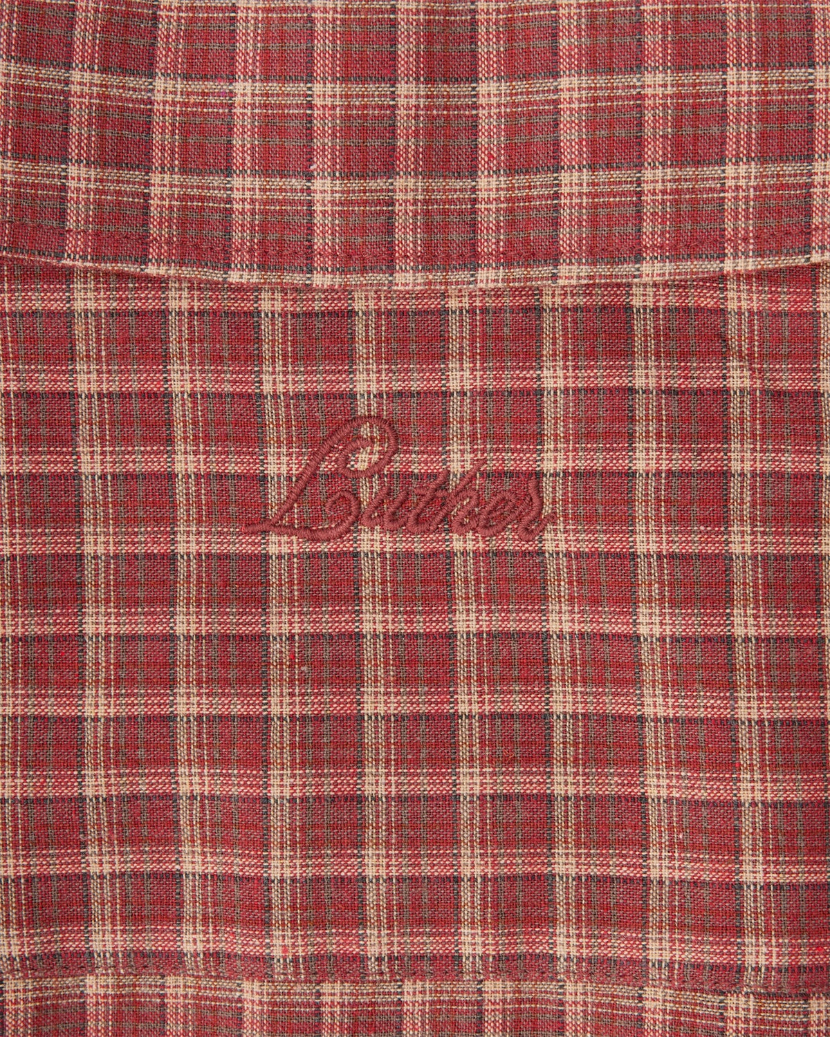 Short Sleeve Shirt (Red Plaid)