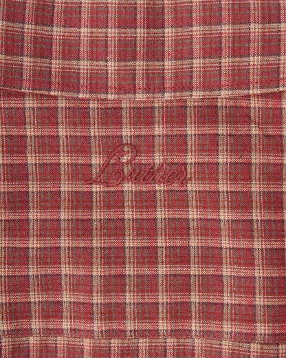 Short Sleeve Shirt (Red Plaid)