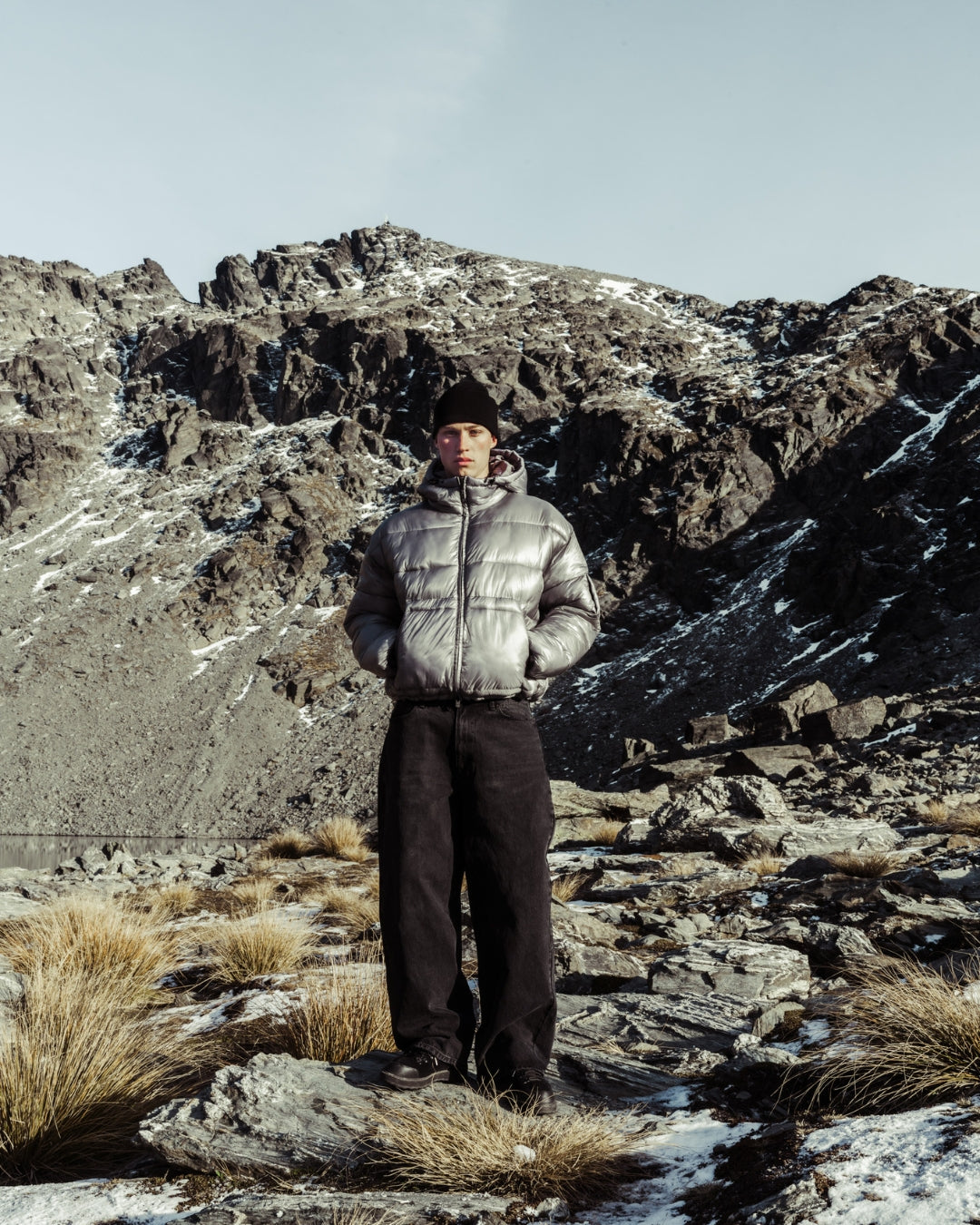 Puffer Jacket (Silver)