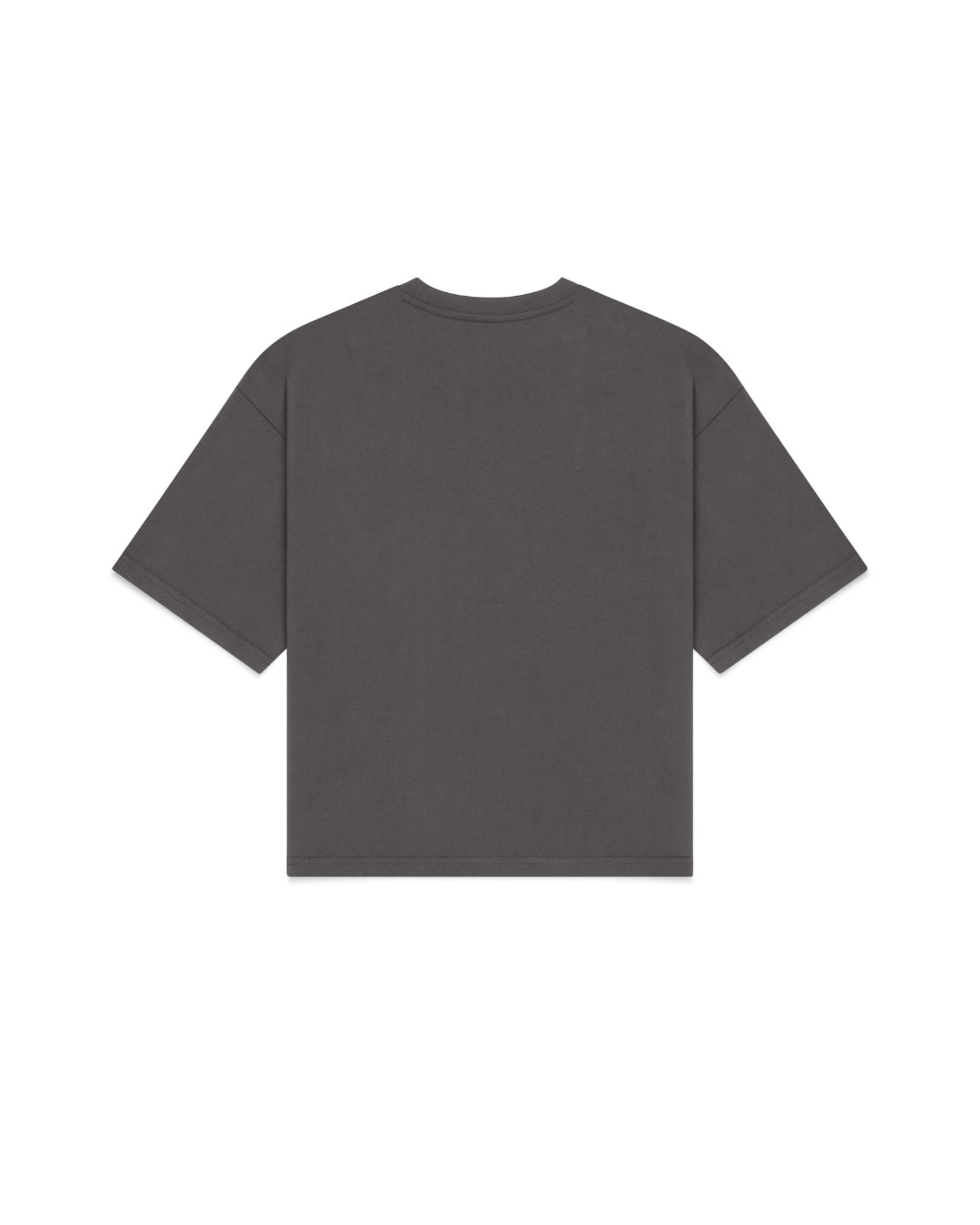 Cropped Basic Tee (Charcoal)