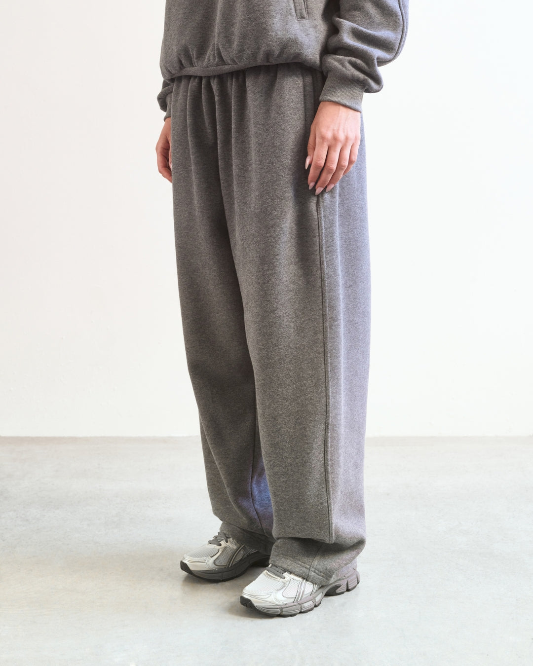 Baggy Trackies (Dark Marle Grey)