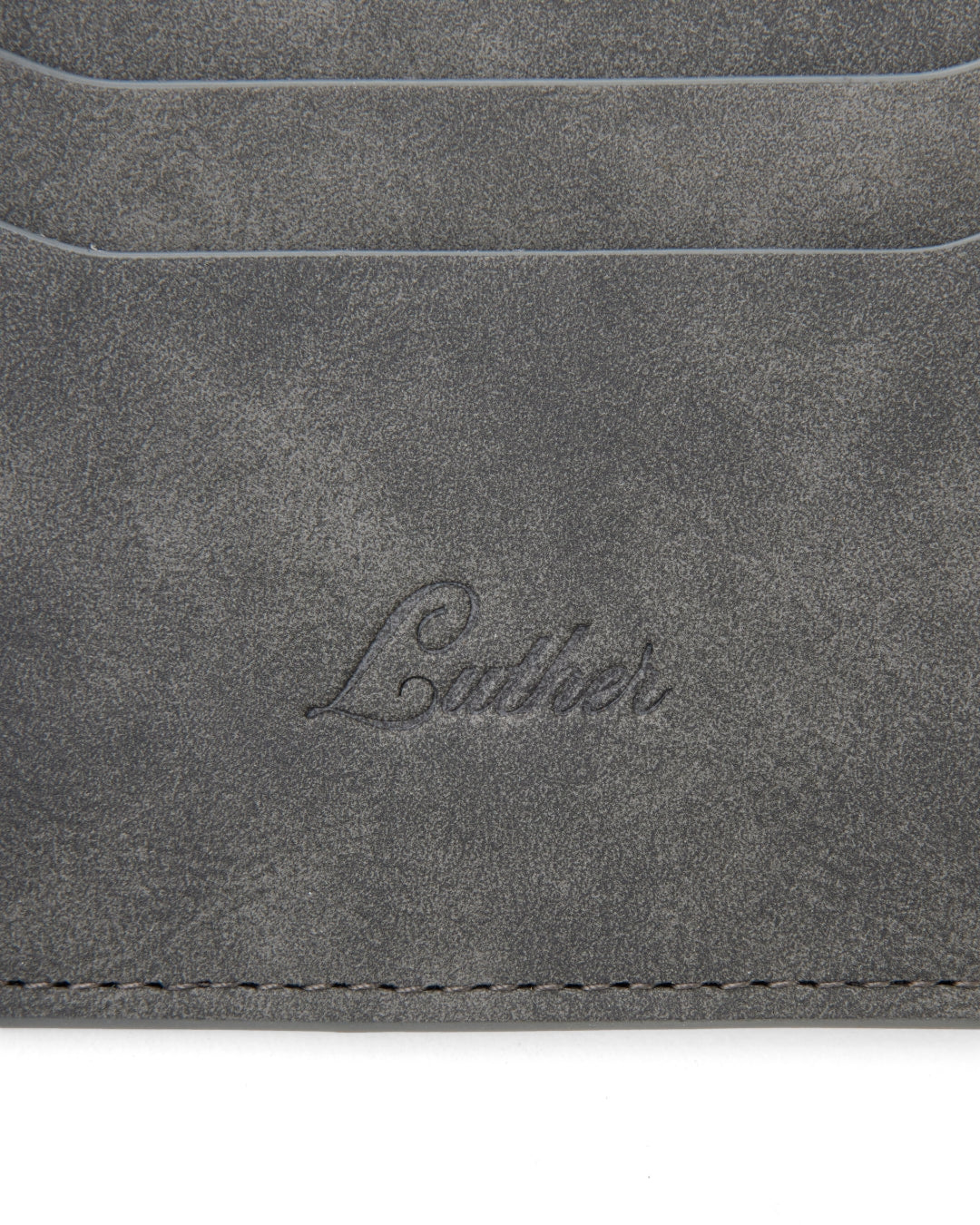 Suede Card Holder (Grey)