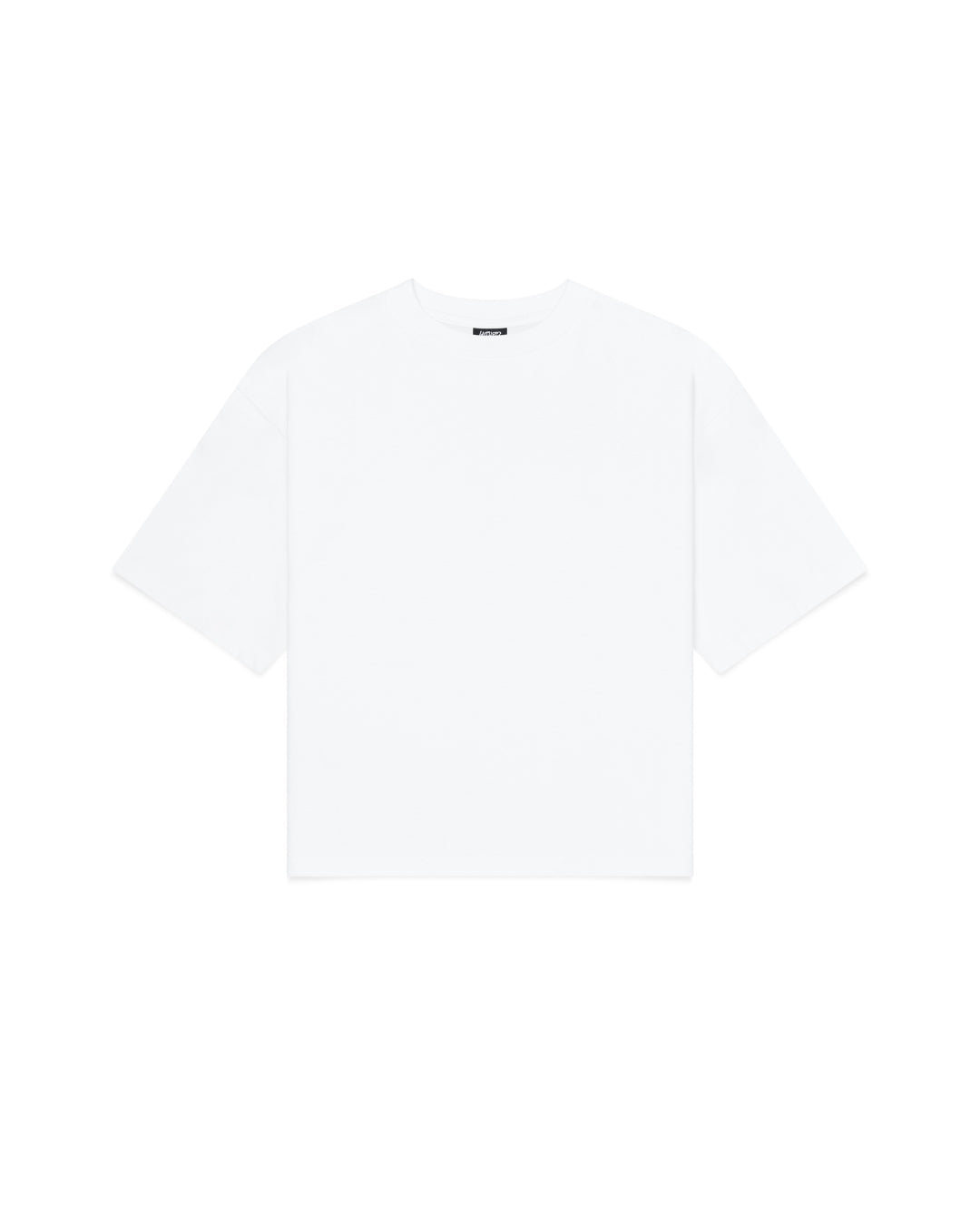 Cropped Basic Tee (White)