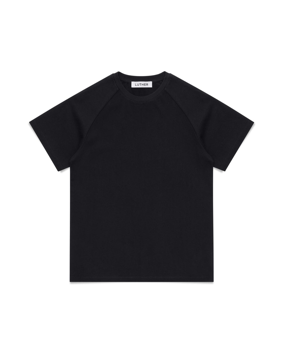 Fitted Raglan Tee (Black)