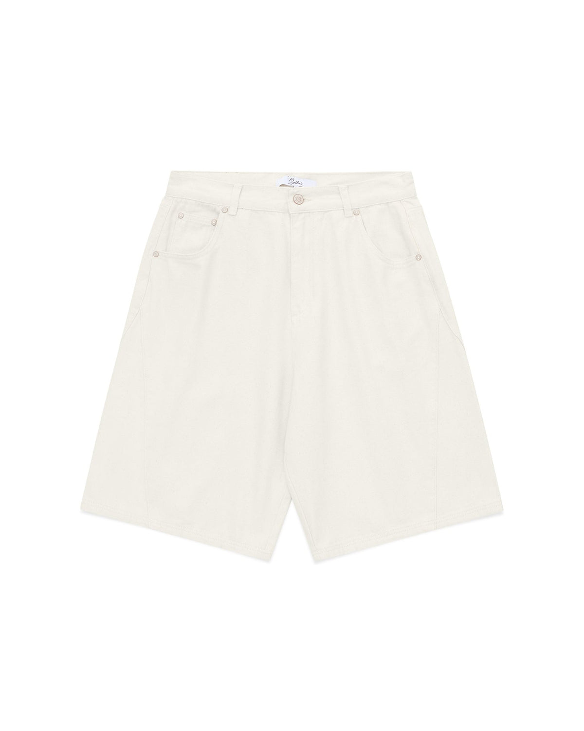 Baggy Panel Shorts (Ecru)