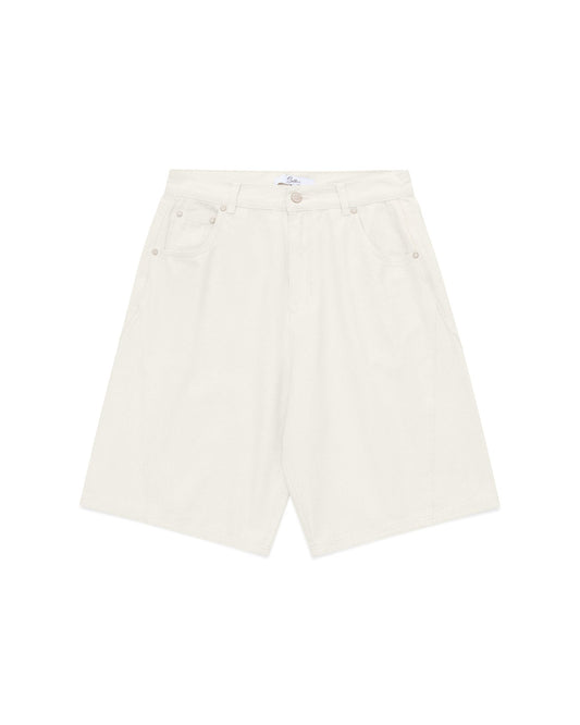 Baggy Panel Shorts (Ecru)