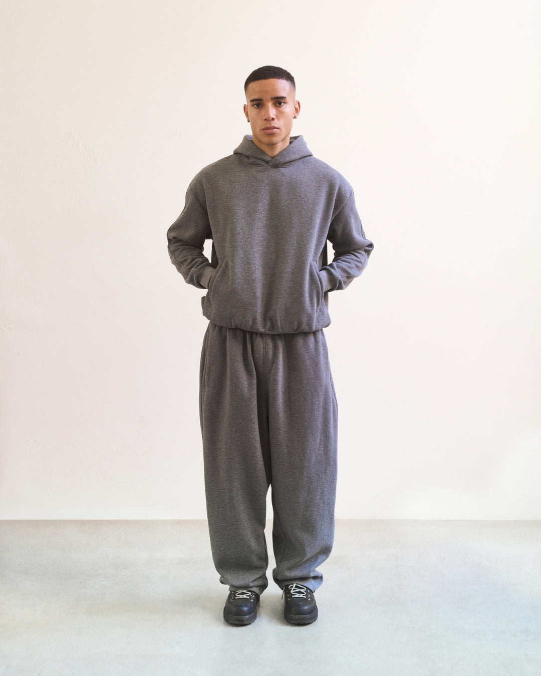 Essentials Hoodie (Dark Marle Grey)