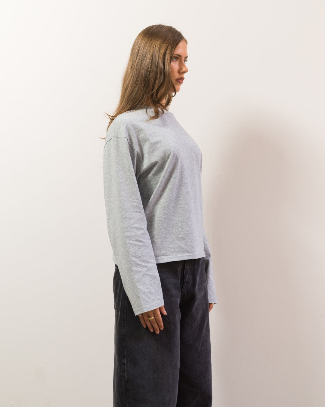 Long Sleeve Tee (Marle Grey)