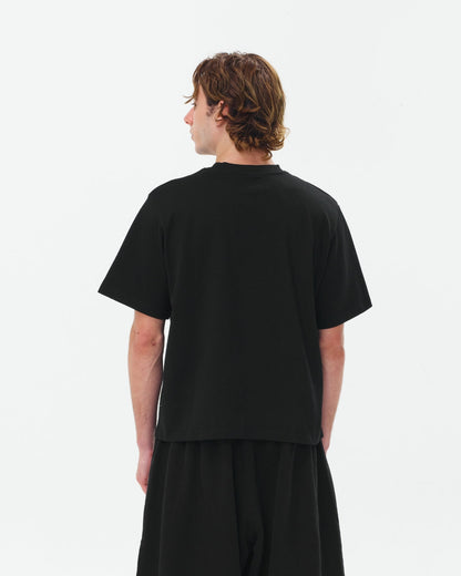 Cropped Basic Tee (Black)
