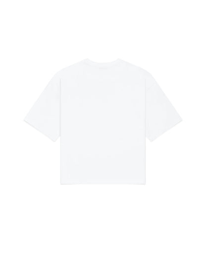 Cropped Basic Tee (White)
