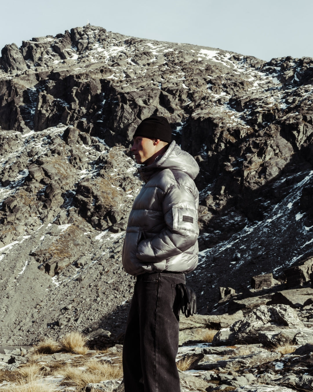 Puffer Jacket (Silver)