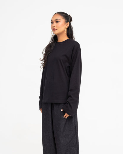 Long Sleeve Tee (Black)