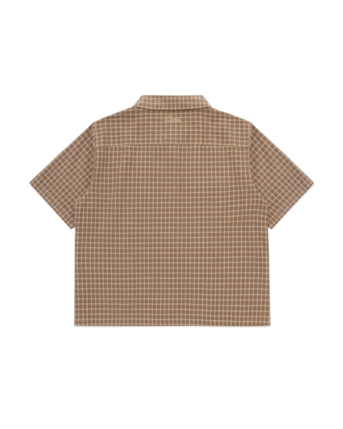 Short Sleeve Shirt (Olive Plaid)