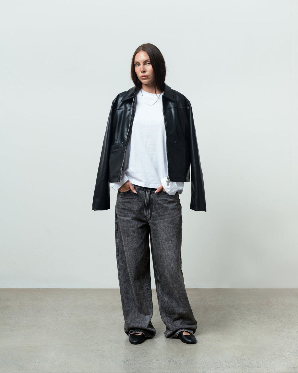 Leather Jacket (Black)