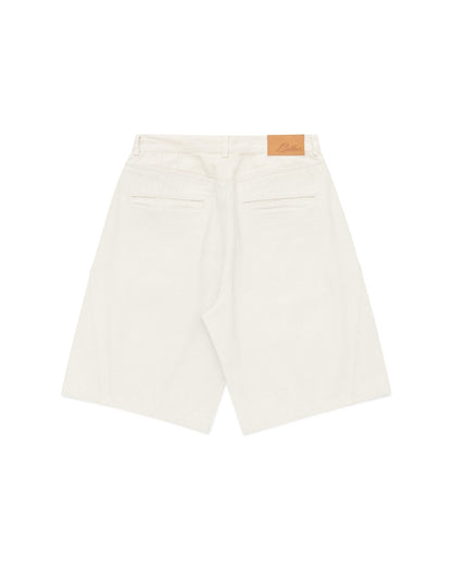 Baggy Panel Shorts (Ecru)