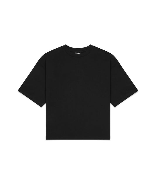 Cropped Basic Tee (Black)