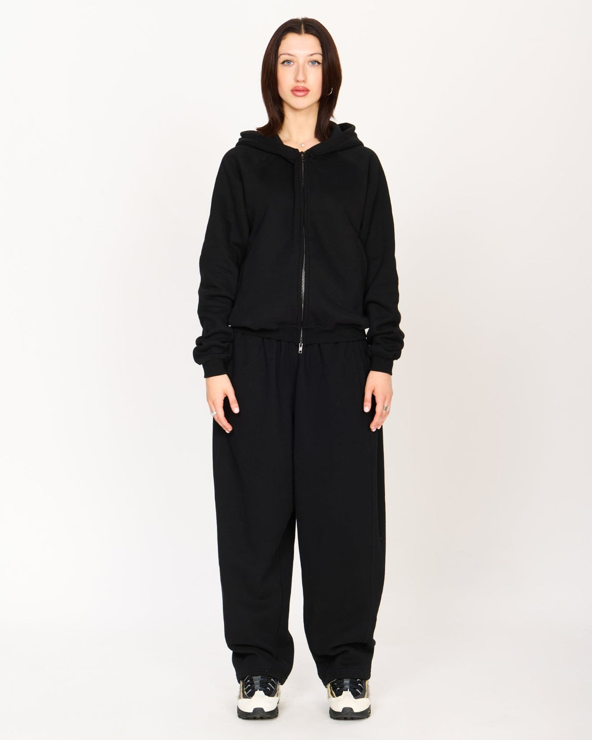 Zip Up Hoodie (Black)