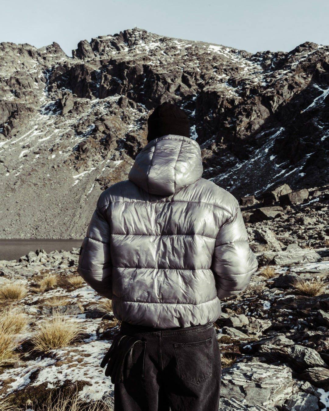 Puffer Jacket (Silver)