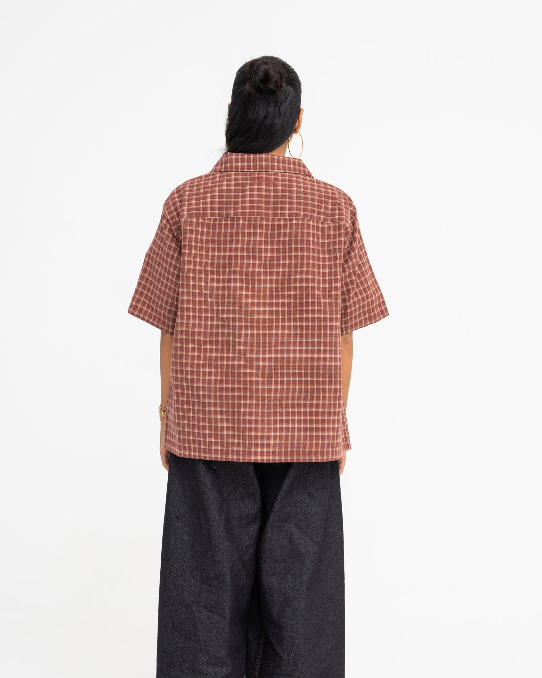 Short Sleeve Shirt (Red Plaid)