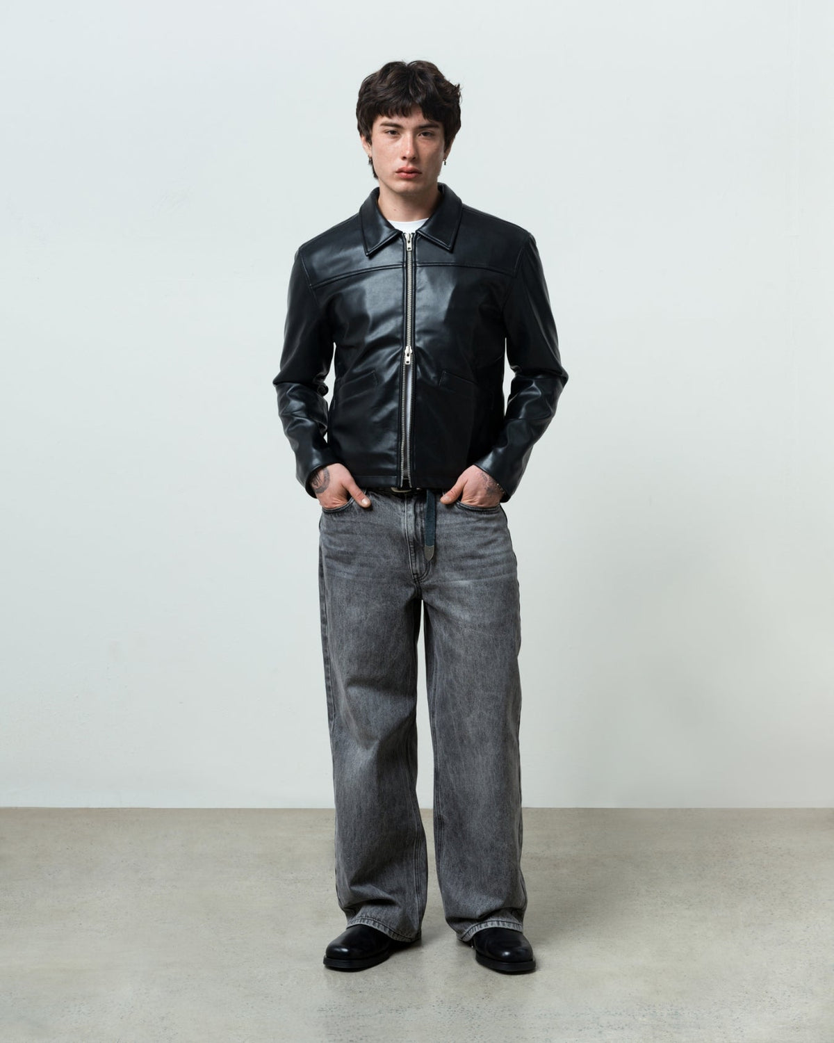 Leather Jacket (Black)