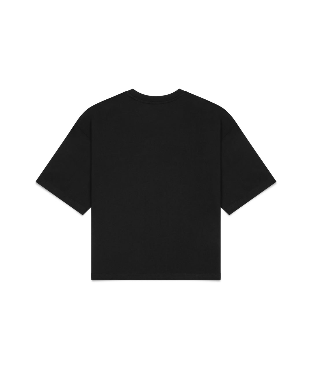 Cropped Basic Tee (Black)