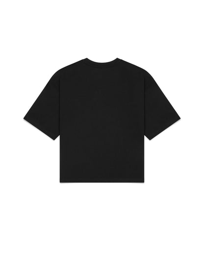Cropped Basic Tee (Black)