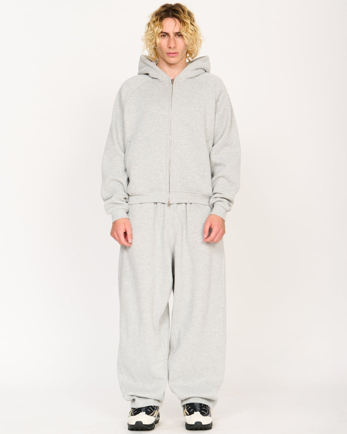 Zip Up Hoodie (Grey)