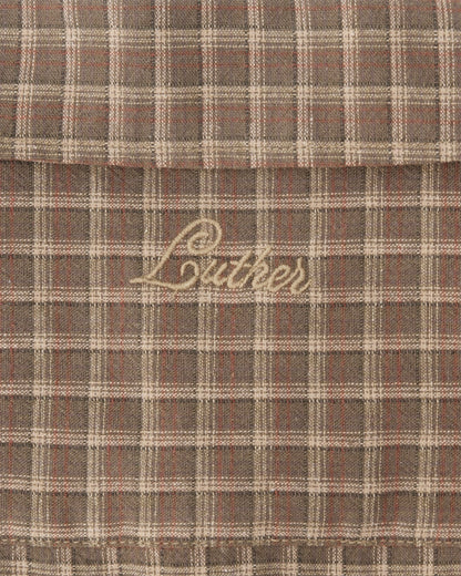 Short Sleeve Shirt (Olive Plaid)