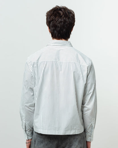 Striped Long Sleeve Shirt (Black/White)