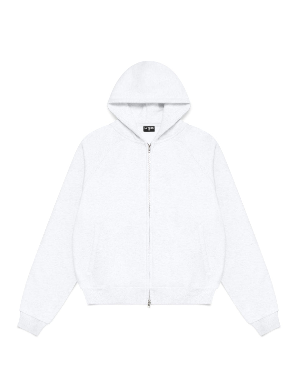 Zip Up Hoodie (Marle White)